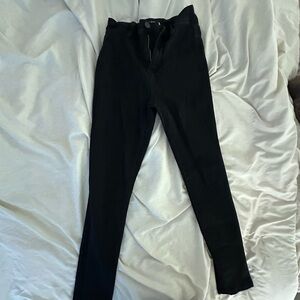 Fashion Nova Sleek Black Trousers